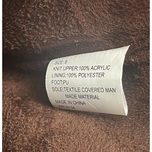 Muk Luks Knit Sweater Boots Aztec Western Fringe Pull On Heeled Women's Size 8 - Picture 12 of 14